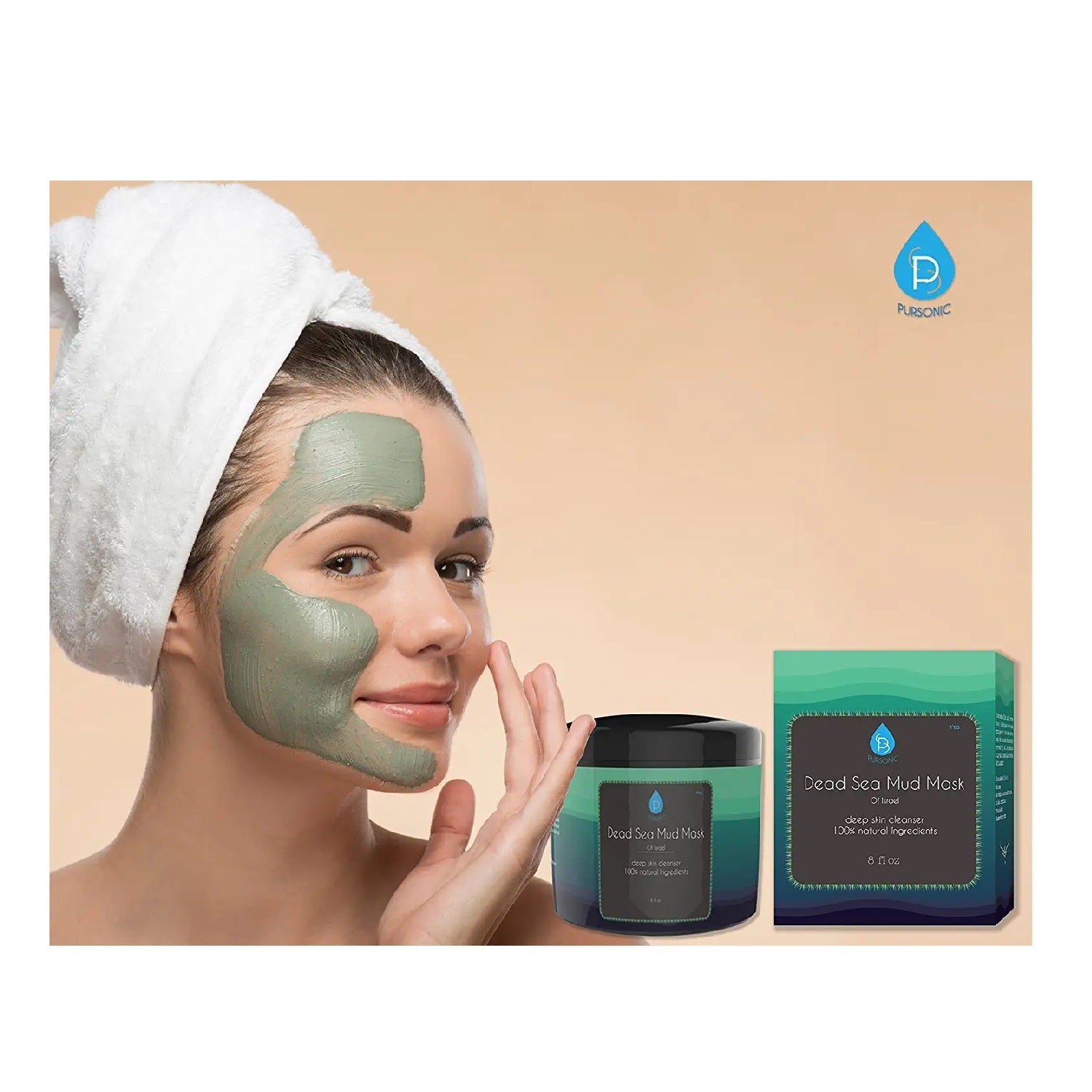 Dead Sea Mud Mask 8 Oz-1
