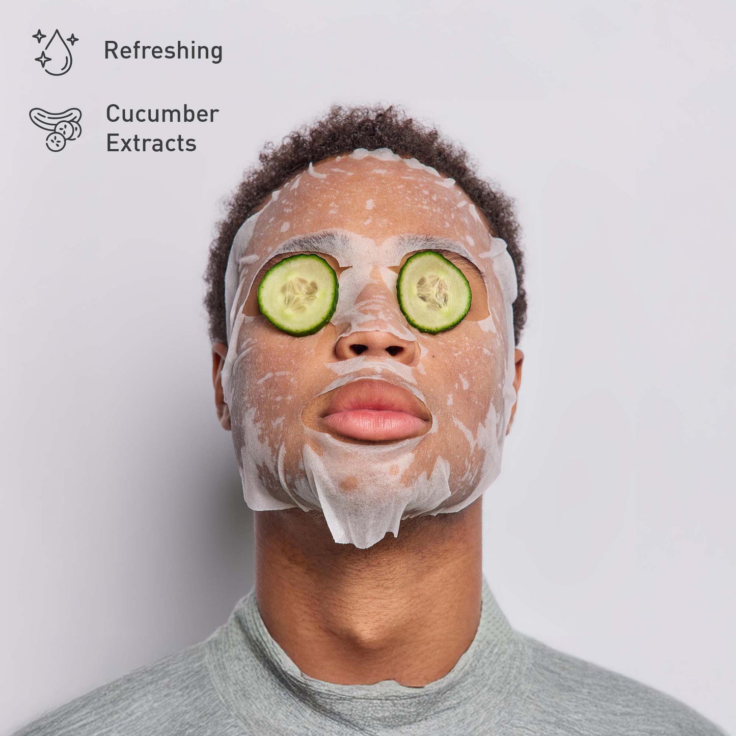 Ultimate Skincare Bundle: Charcoal Sheet Mask + Tea Tree Sheet Mask + Cucumber Sheet Masks +  Cleansing Charcoal Nose Pore Strip-1
