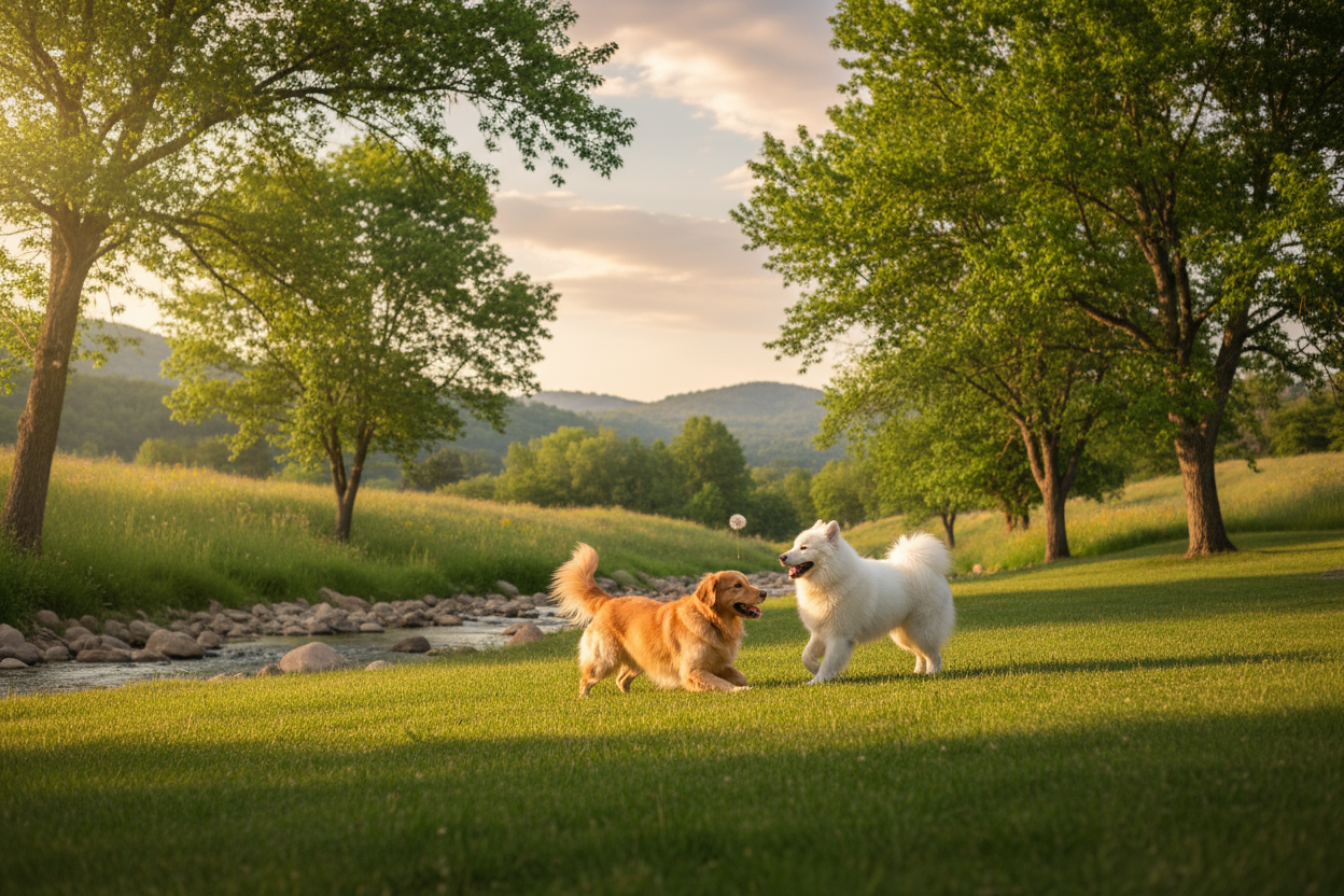 just 2 dogs